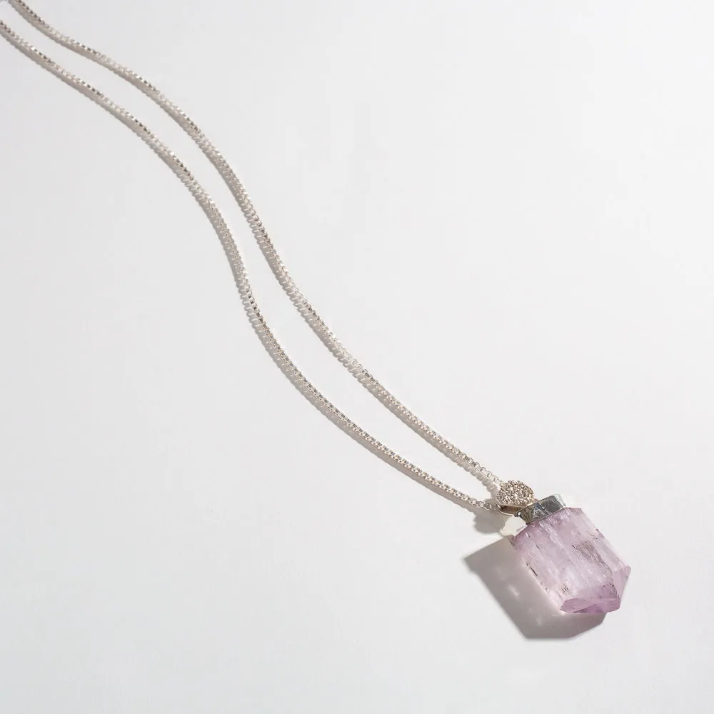 CRYSTAL TALISMAN PENDANT | KUNZITE