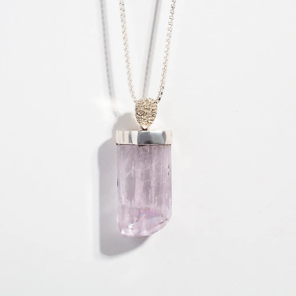CRYSTAL TALISMAN PENDANT | KUNZITE