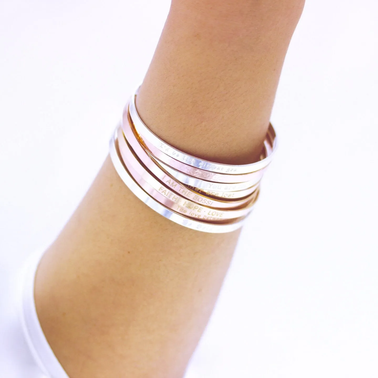 Cuff Mantra Bracelet