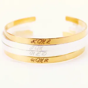 Cuff Mantra Bracelet