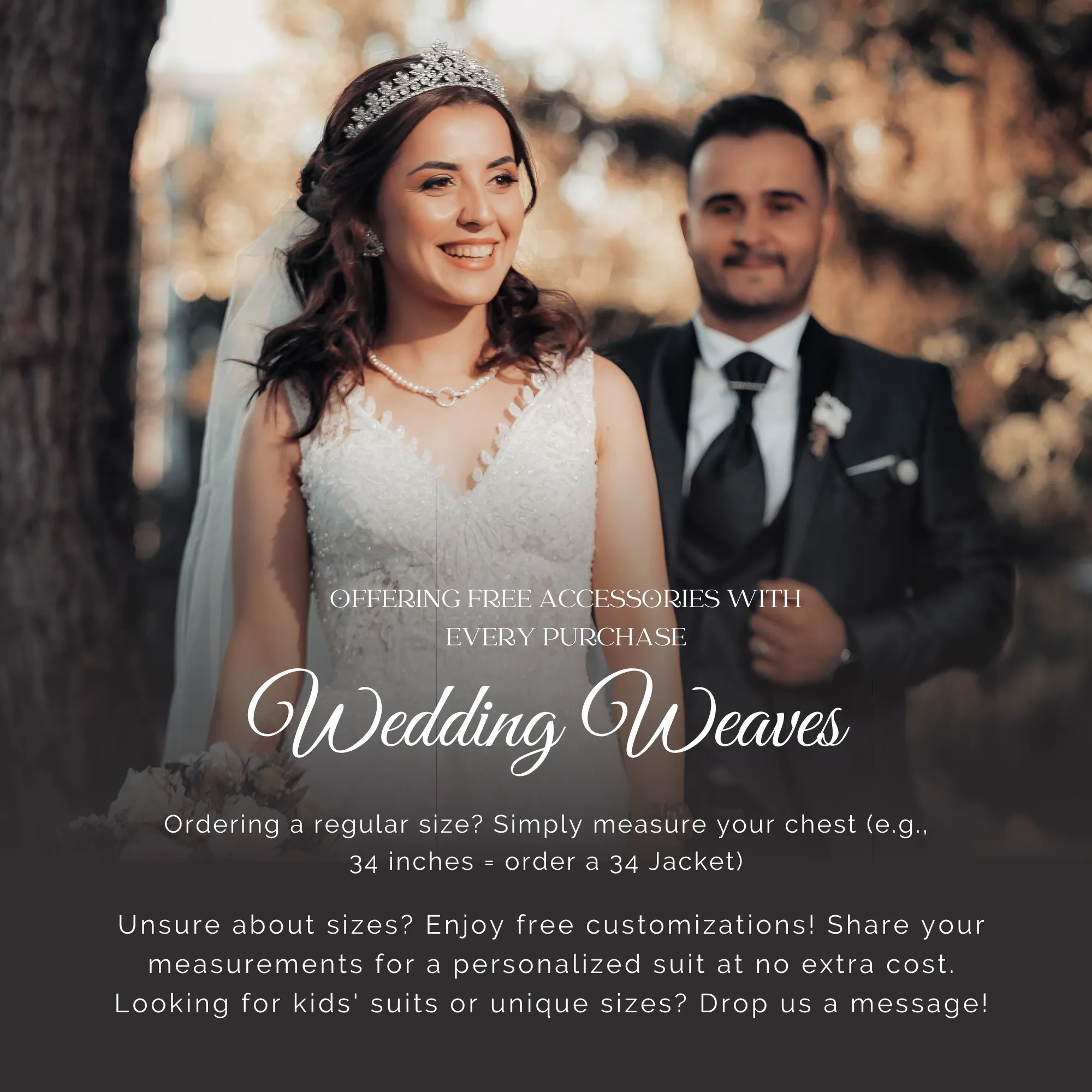 Custom Three-Piece Brown Suit for Men - Tailored Wedding & Engagement Attire