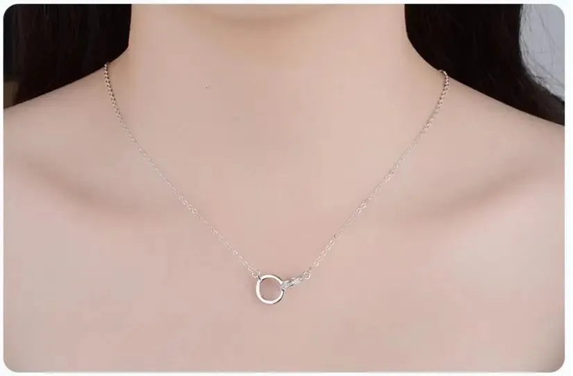 Cute Cat Zircon Pendant Necklace