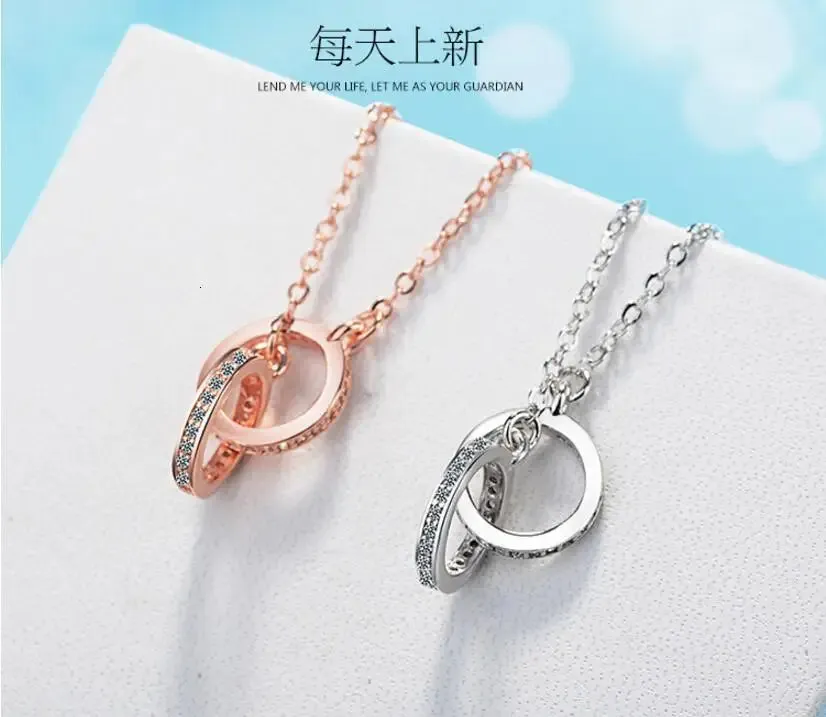Cute Cat Zircon Pendant Necklace