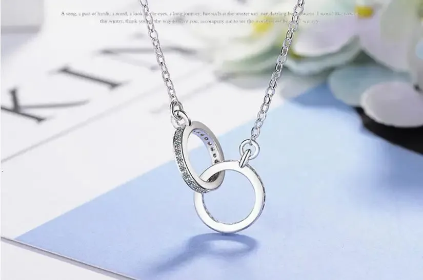 Cute Cat Zircon Pendant Necklace