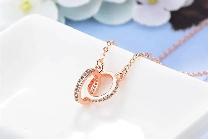 Cute Cat Zircon Pendant Necklace