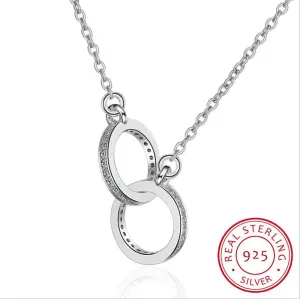 Cute Cat Zircon Pendant Necklace