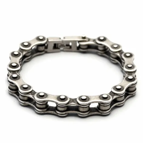 Cycolinks 10mm Retro Rustic Silver Bike Chain Bracelet BOGOF