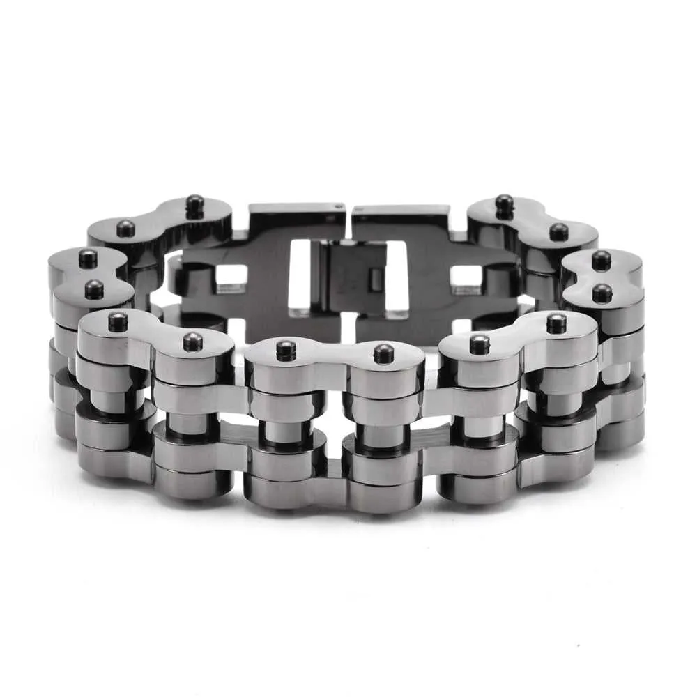 Cycolinks Stealth Gunmetal 22mm Monster Bracelet