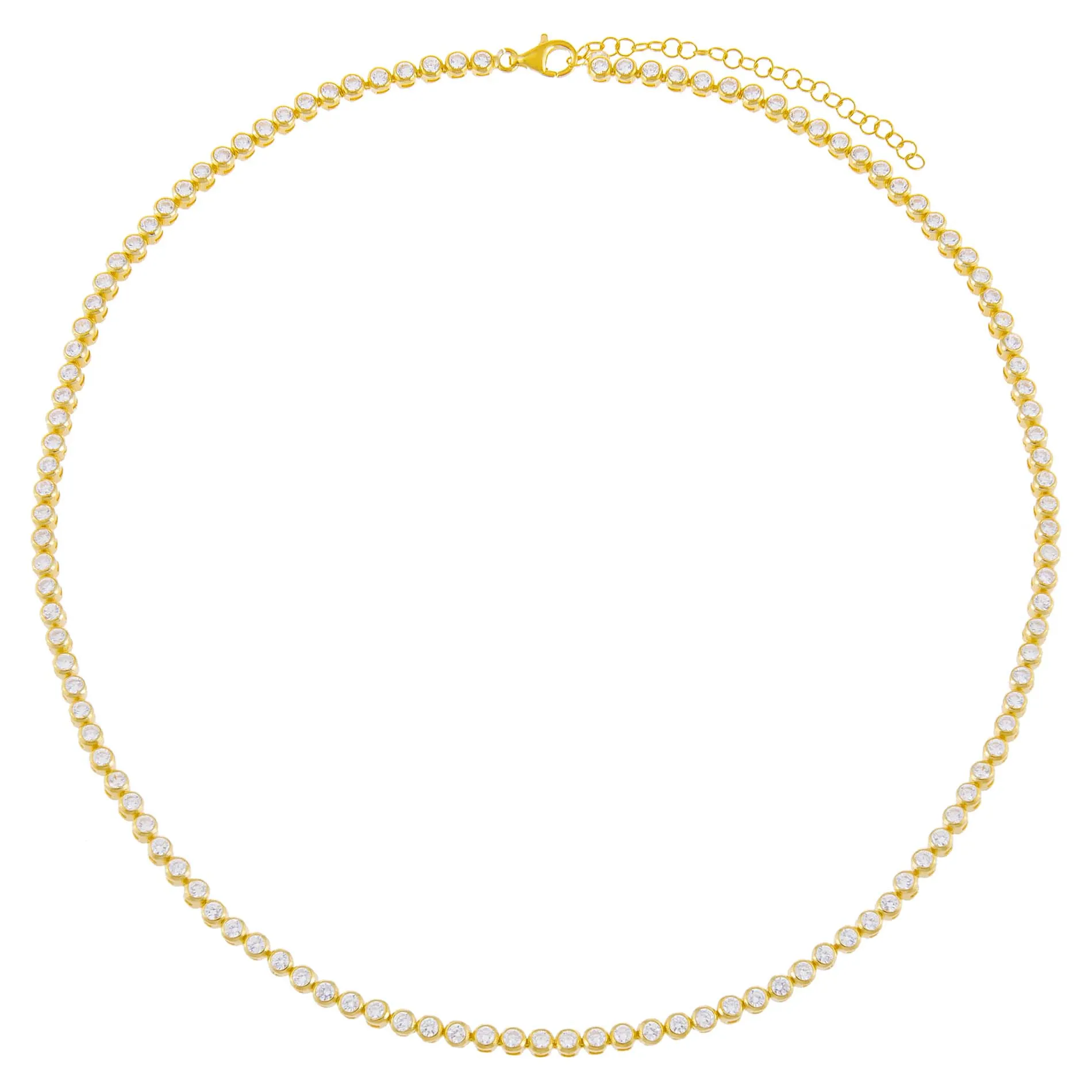 CZ Bezel Choker