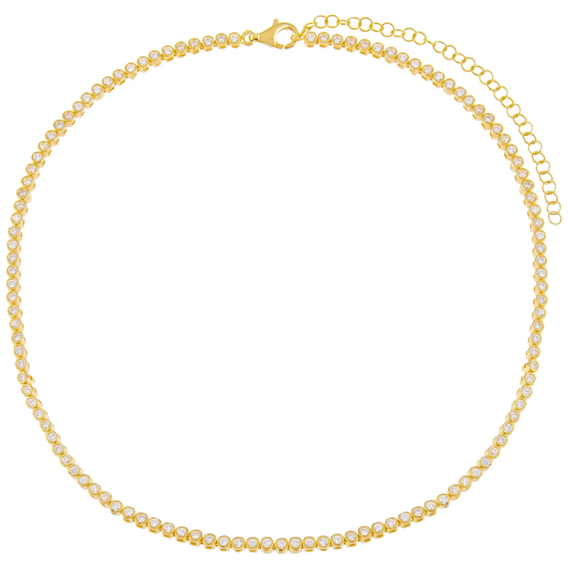 CZ Bezel Choker
