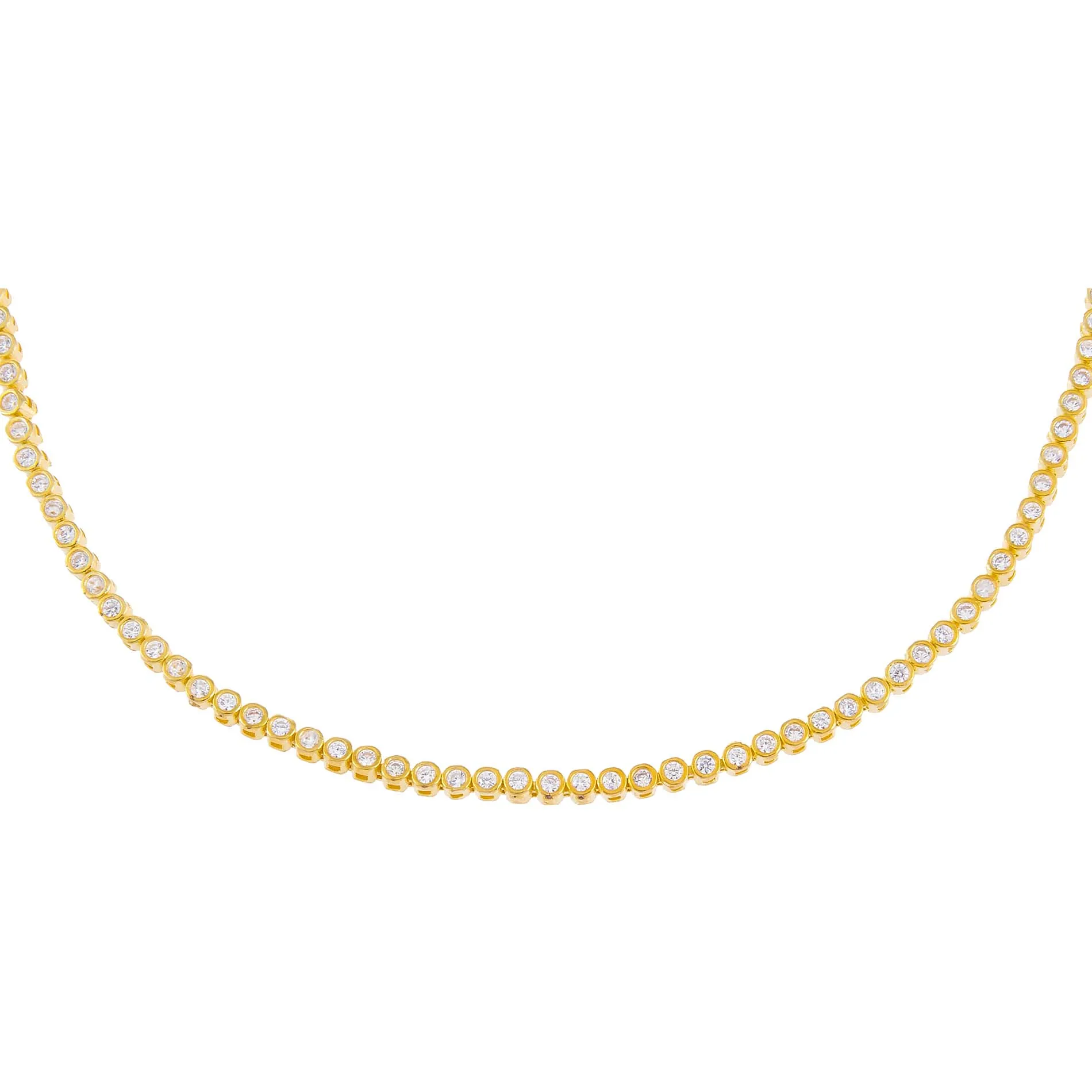 CZ Bezel Choker