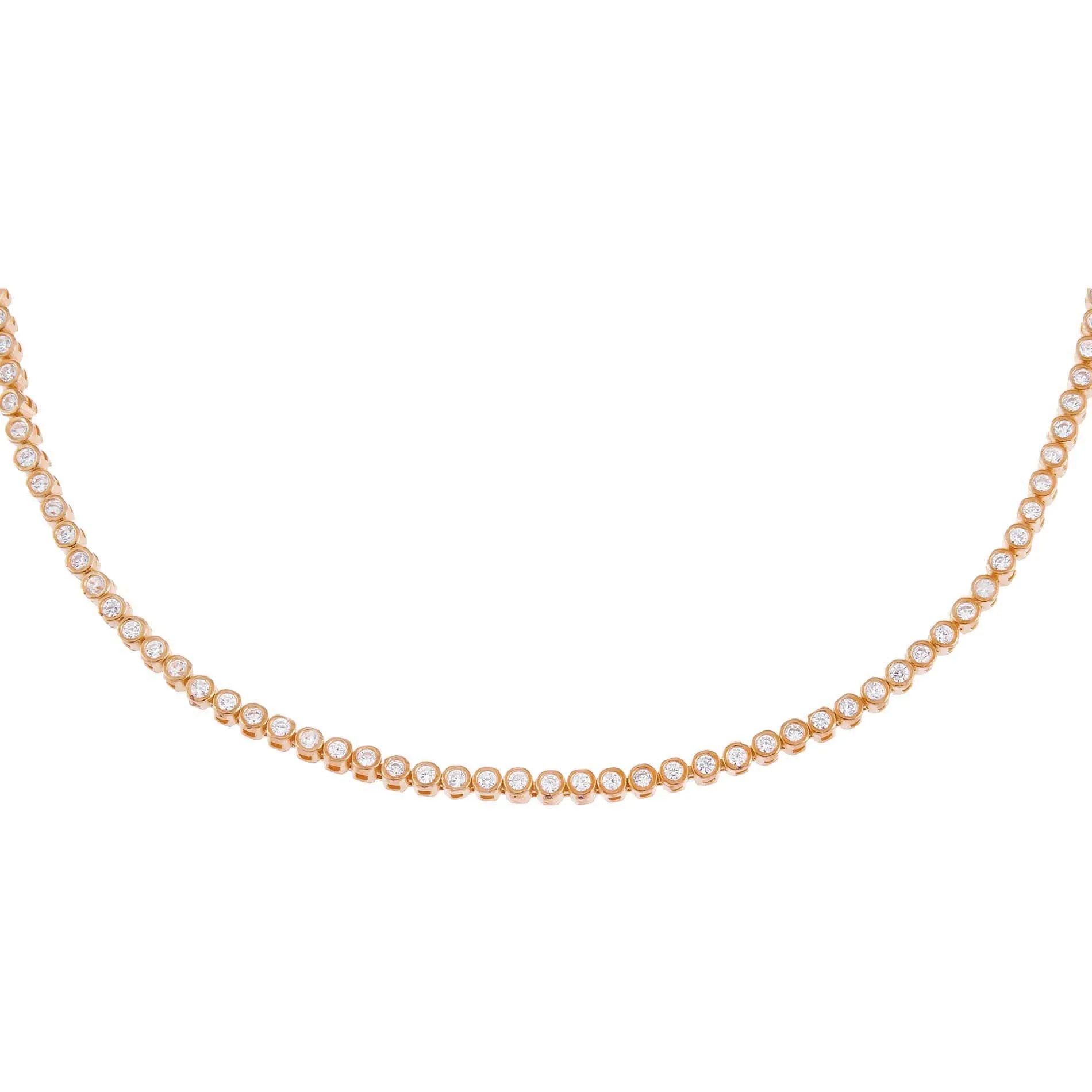 CZ Bezel Choker