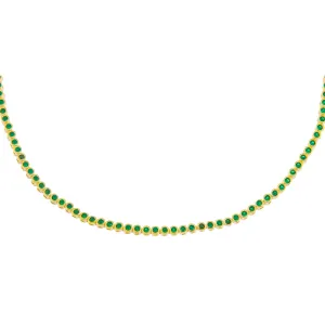 CZ Bezel Choker