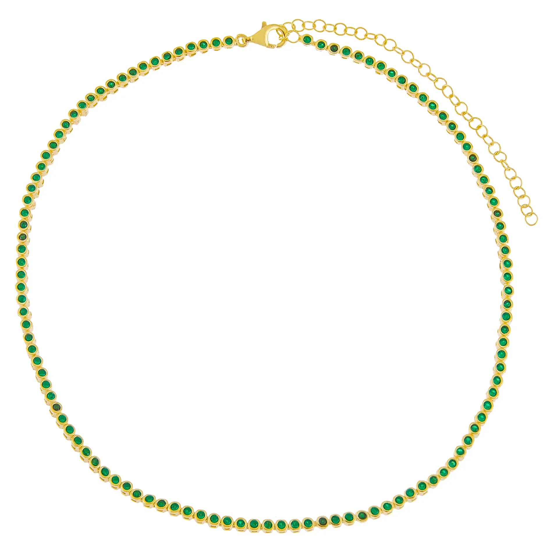 CZ Bezel Choker