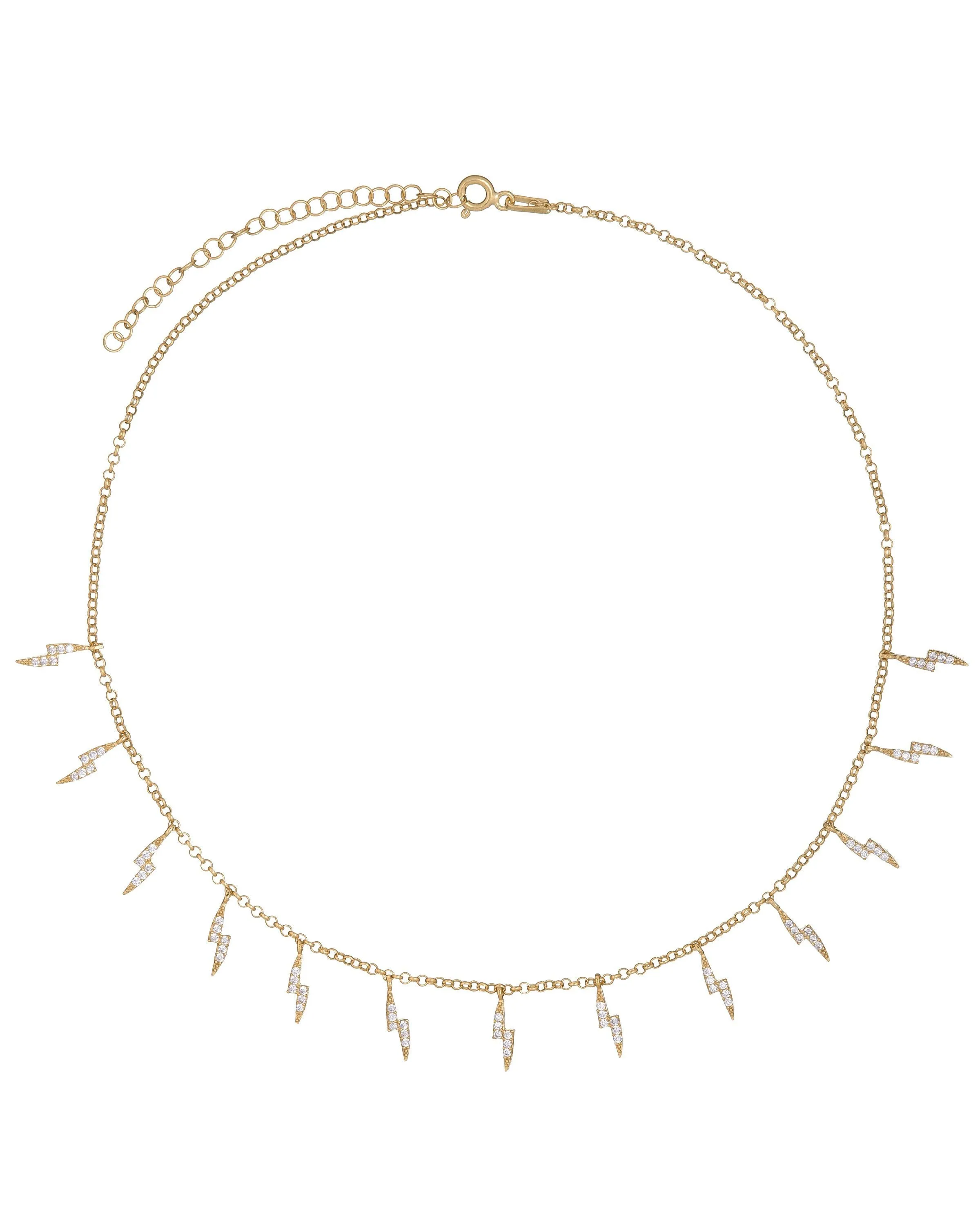 CZ Lightning Bolt Choker