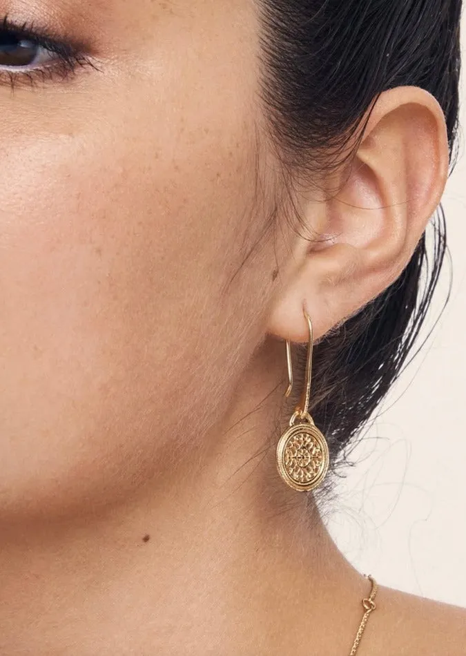 Dafni Earrings Gold Vermeil