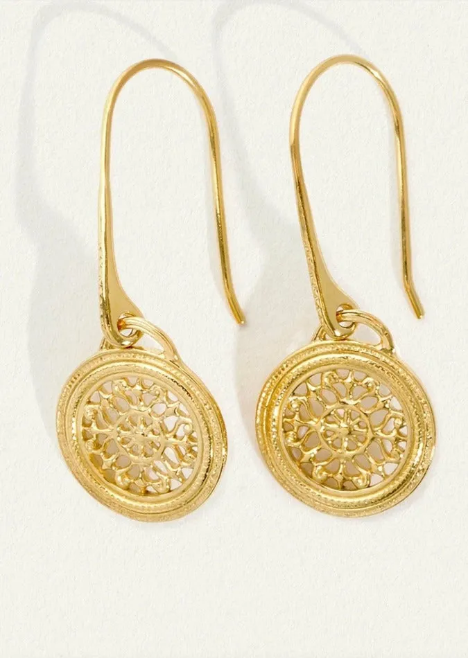 Dafni Earrings Gold Vermeil
