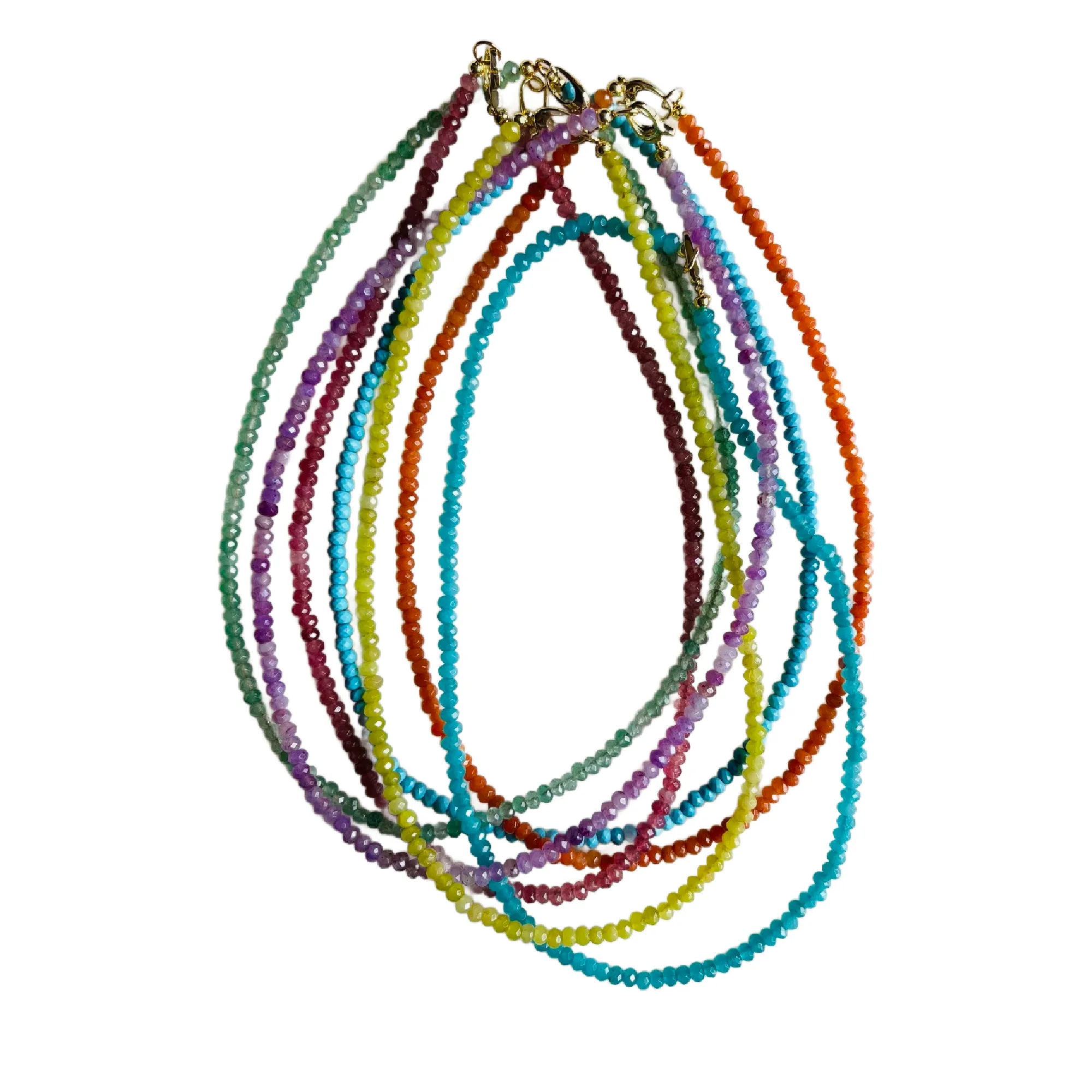 Dainty Candy Gemstone Necklace