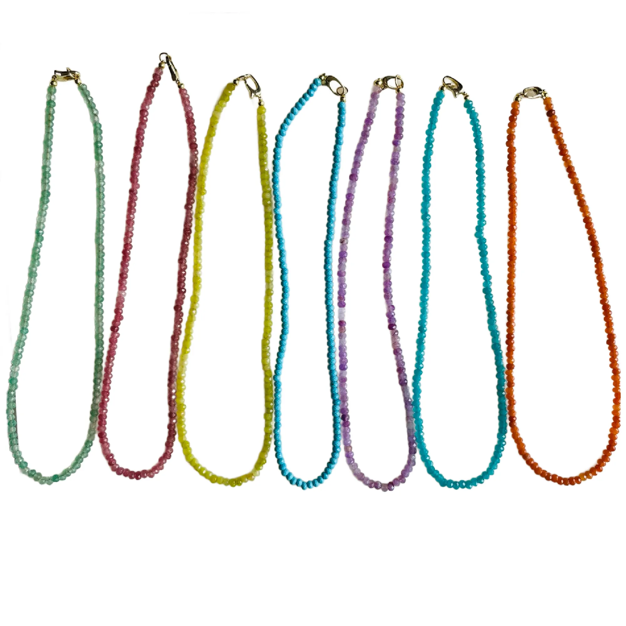 Dainty Candy Gemstone Necklace
