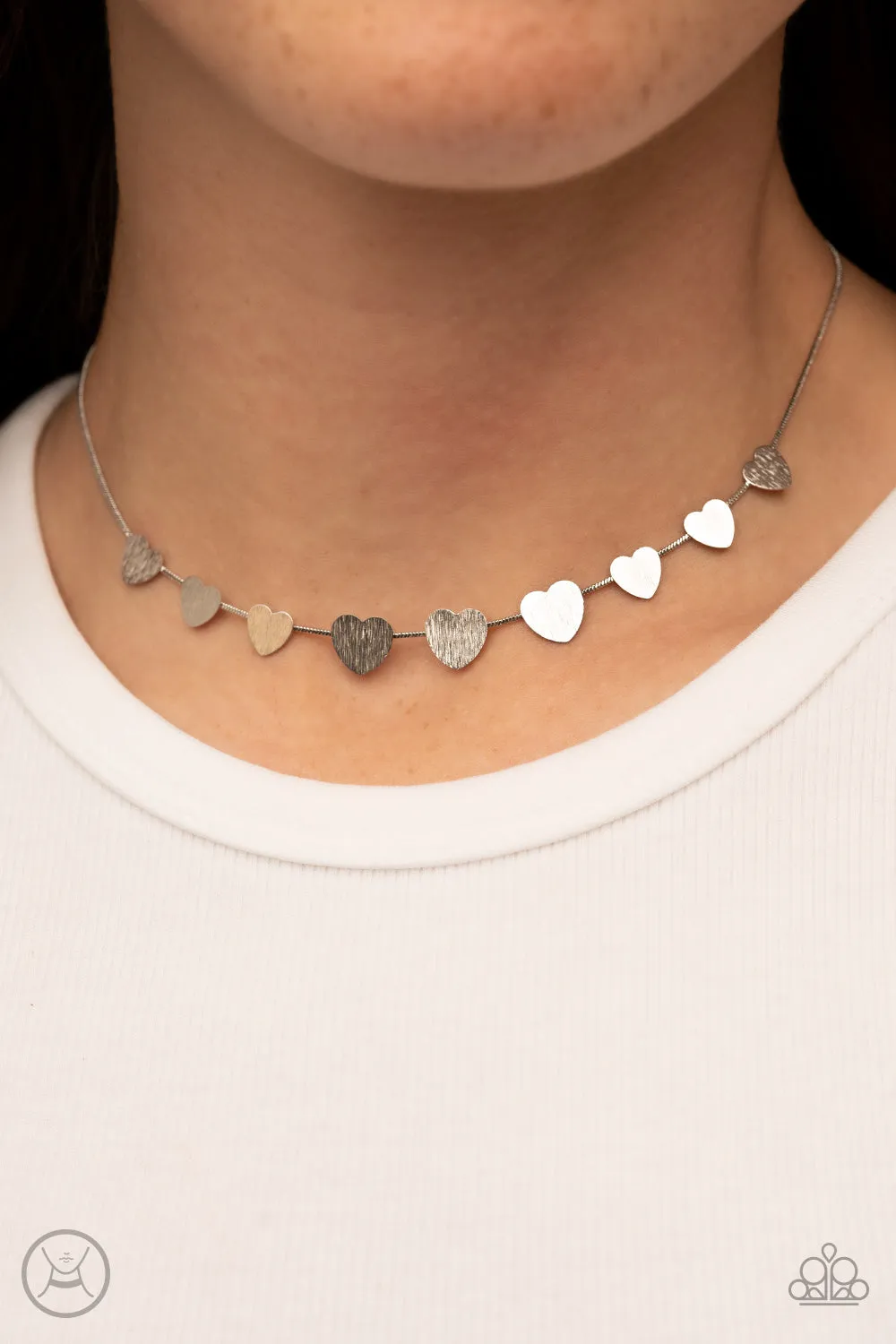 Dainty Desire - Silver (Heart) Necklace