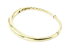 David Yurman Pure Form Smooth Bangle Bracelet in 18K Gold 6.5 mm
