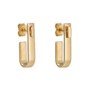 Denver Rectangle Hoop Earrings
