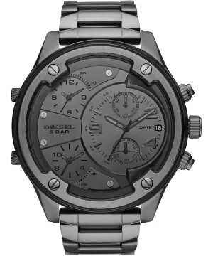 Diesel Men's Chronograph Watch With 3 Time Zone