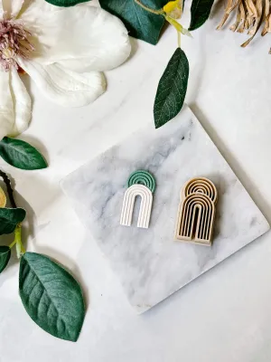 Double Rainbow Polymer Clay Cutters