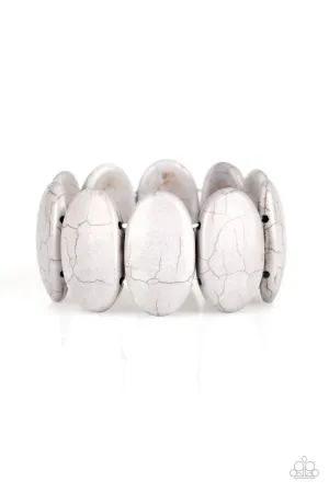 Dramatically Nomadic Silver Paparazzi Bracelet