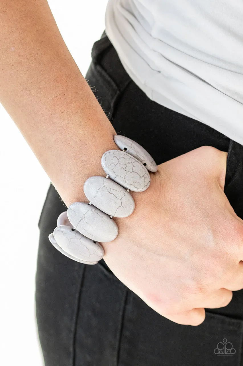 Dramatically Nomadic Silver Paparazzi Bracelet