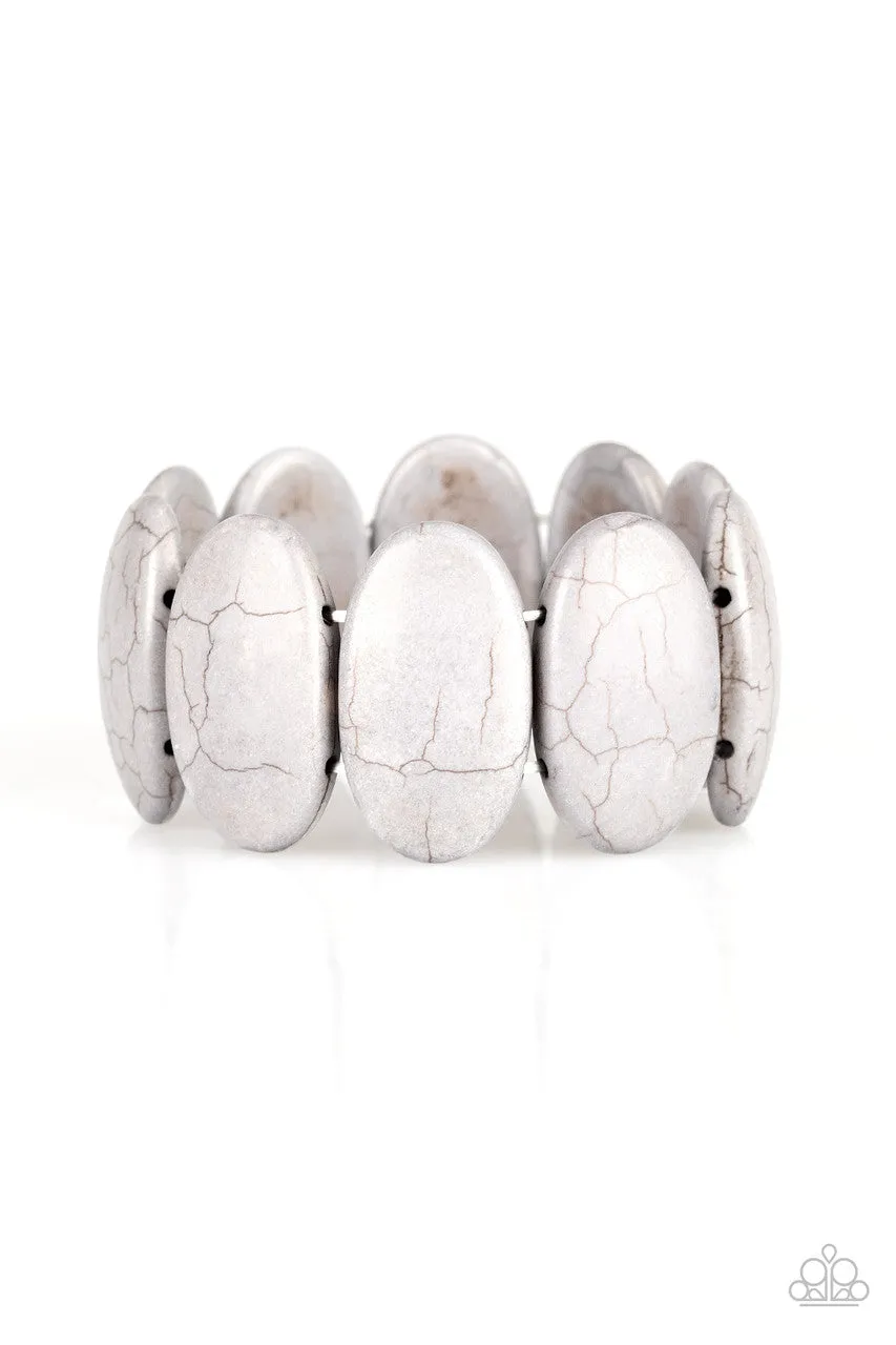 Dramatically Nomadic Silver Paparazzi Bracelet