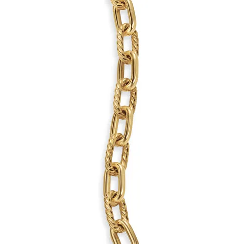 DY Madison Toggle Chain Bracelet in 18K Yellow Gold, Size Large