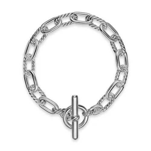 DY Madison Toggle Chain Bracelet in Sterling Silver, Size Medium