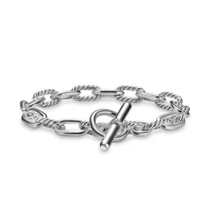 DY Madison Toggle Chain Bracelet in Sterling Silver, Size Medium