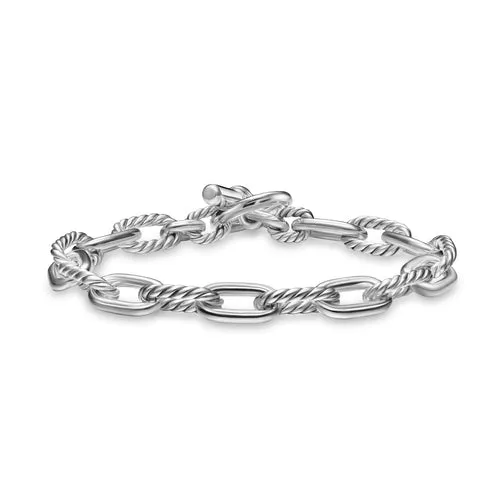 DY Madison Toggle Chain Bracelet in Sterling Silver, Size Medium
