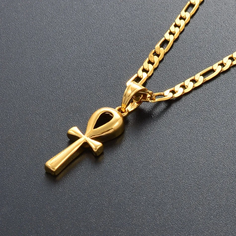 Egyptian Cross Pendant Ankh Necklace