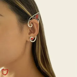 Elf Earrings in Dark Theme