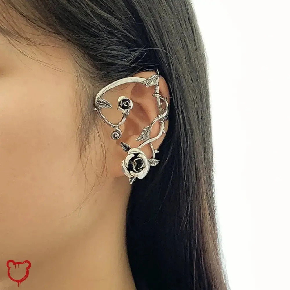 Elf Earrings in Dark Theme