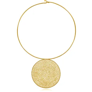 EMMA GOLD CHOKER NECKLACE FILIGREE