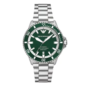 Emporio Armani Sea Explorer Automatic Gents Green Dial Watch