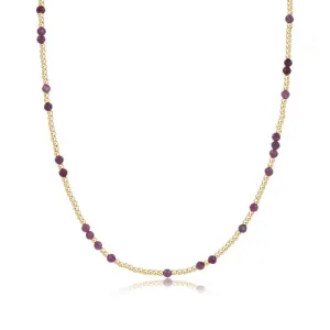 enewton - 14k gold-filled - Yellow Gold Choker Beaded Necklace 15"