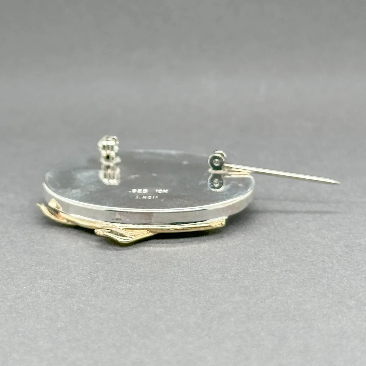 Estate Noir SS 10 MOP Humming Bird Pin