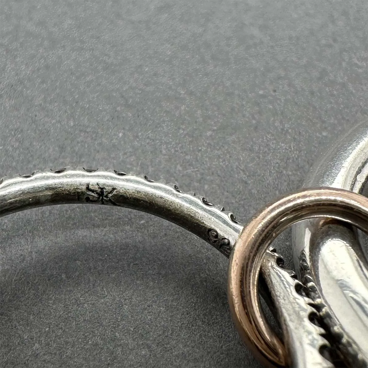 Estate Spinelli Kilcollin 18K R Gold 1.17ctw Diamond Link Ring