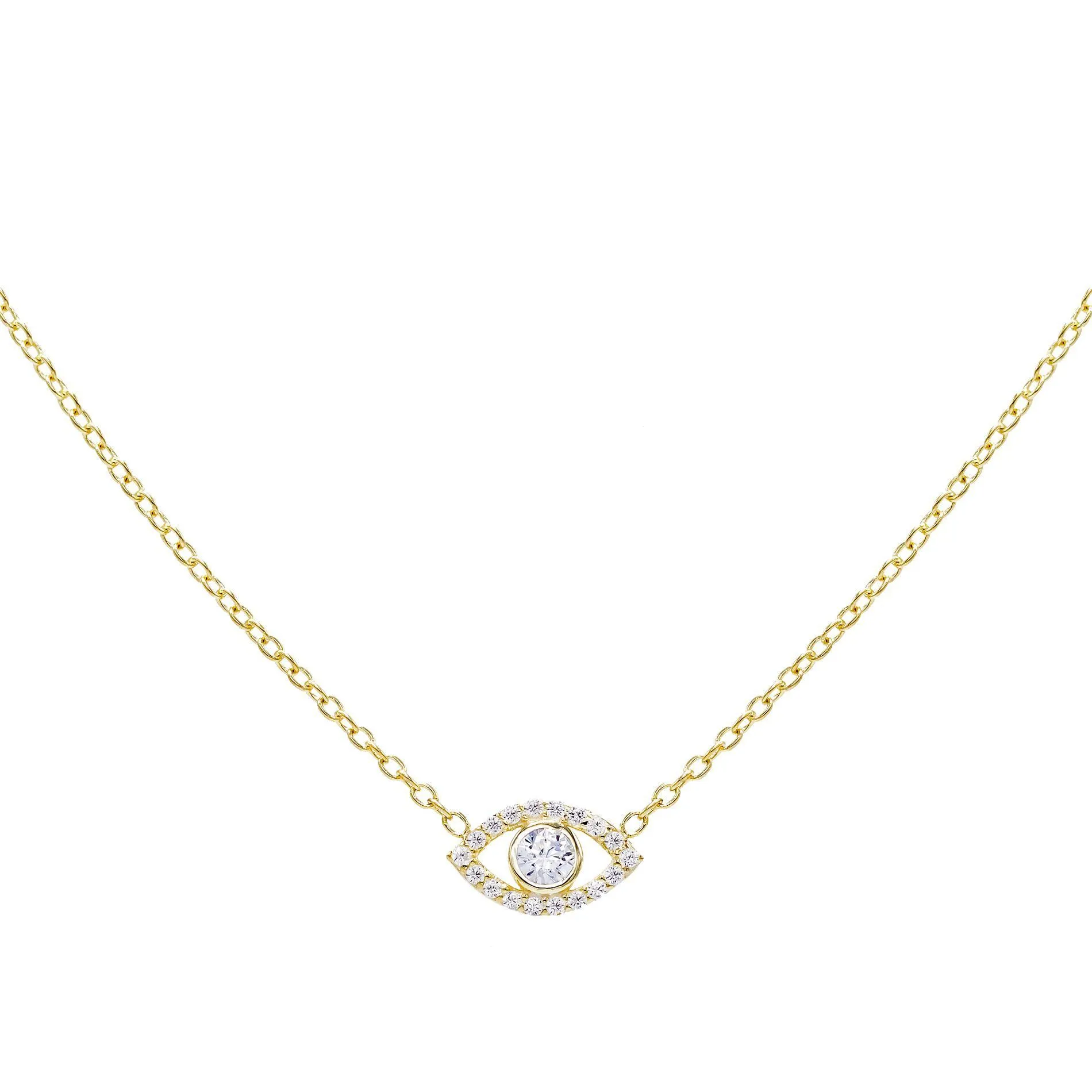 Evil Eye Stone Necklace