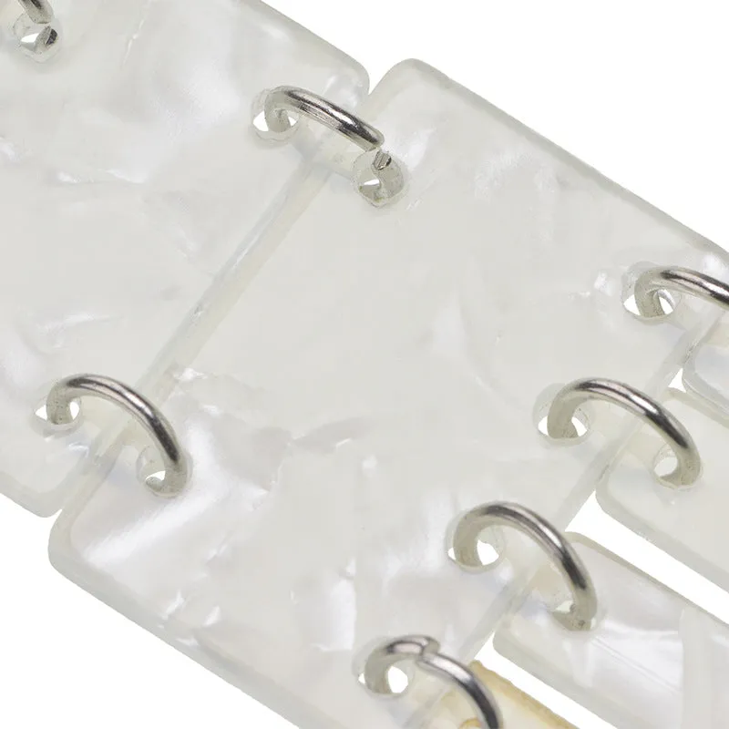 Exaggerated Acrylic Plate Geometric Earrings