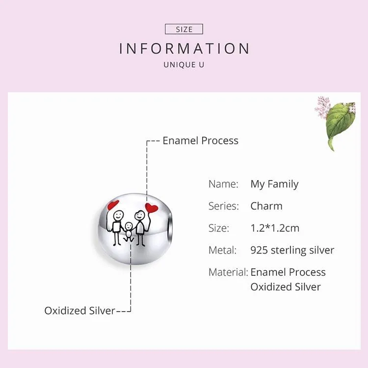 Family Bead Charm