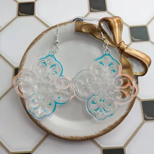 Filigree Cross Earrings
