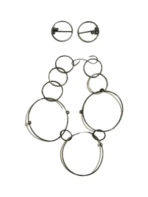 FLOR DE AZUCENA - Choker and Earrings set