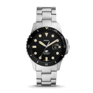 Fossil Blue Gents Three-Hand Date Stainless Steel Watch