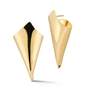 Funnel post earring
